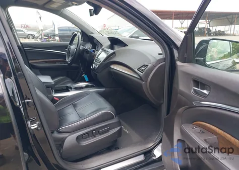 2017 Acura Mdx Sport Hybrid Advance Package из США, поврежденный, VIN 5FRYD7H78HB002012